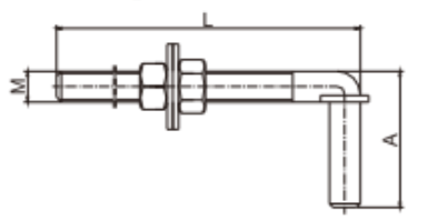 Hinge with Long Bolt