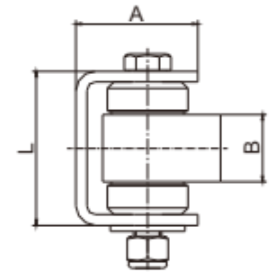 Heavy Duty Bearing Hinge