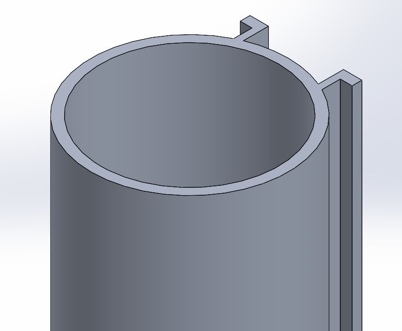 Aluminum Round Channel for Angle Fence