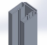 Aluminum Gate Frame Pillar