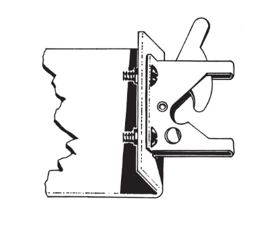 Wall Latch With Mounting Plate